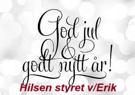 Påmelding til juleavslutning 20.desember