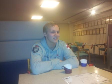 Junioren Karl Erik debuterte i klubbsamanheng med 6. plass