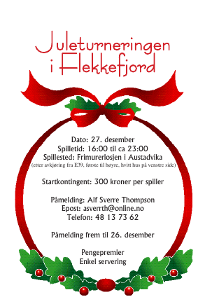 Juleturnering 2013